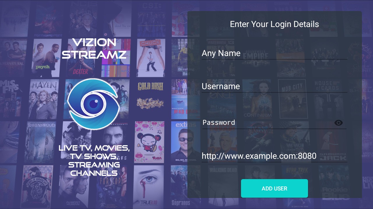 Vision Streamz AndroidTV and TV Box App
